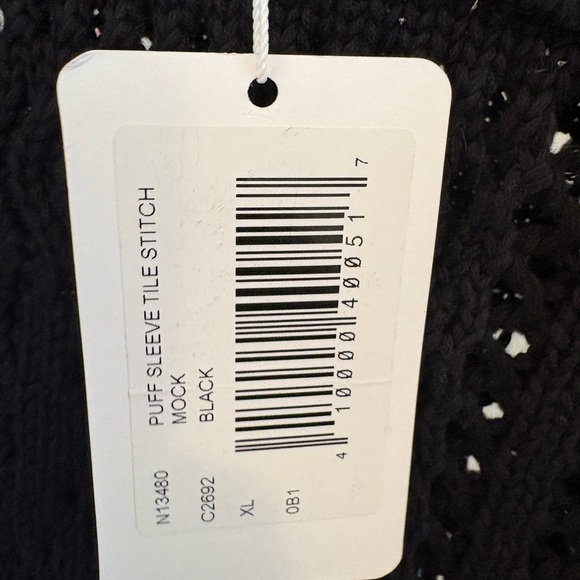 Autumn Cashmere Black Knit Sweater - Picture 5 of 6